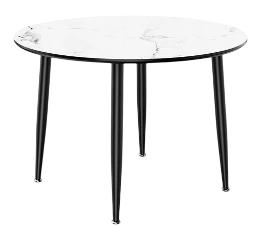 Nordic design dining table with wooden legs holding a tray and a bowl of fruits. Nordic design dining table with wooden legs holding a tray and a bowl of fruits.