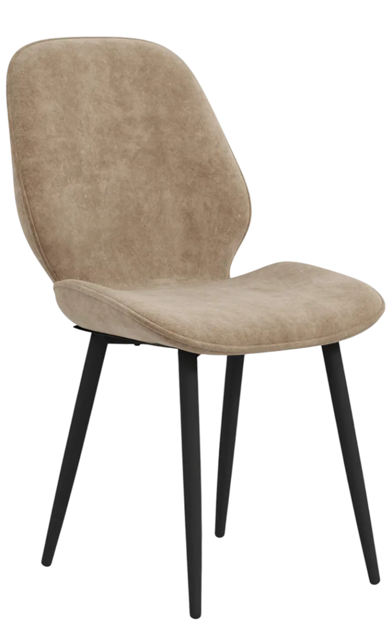 Nordic design dining chairs with wooden legs and sitting pads. 22